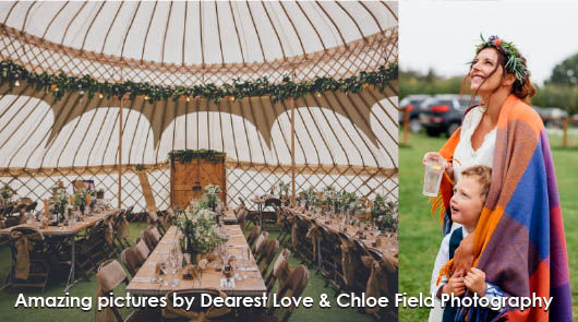 Herefordshire wedding venues - The Nest Yurt events